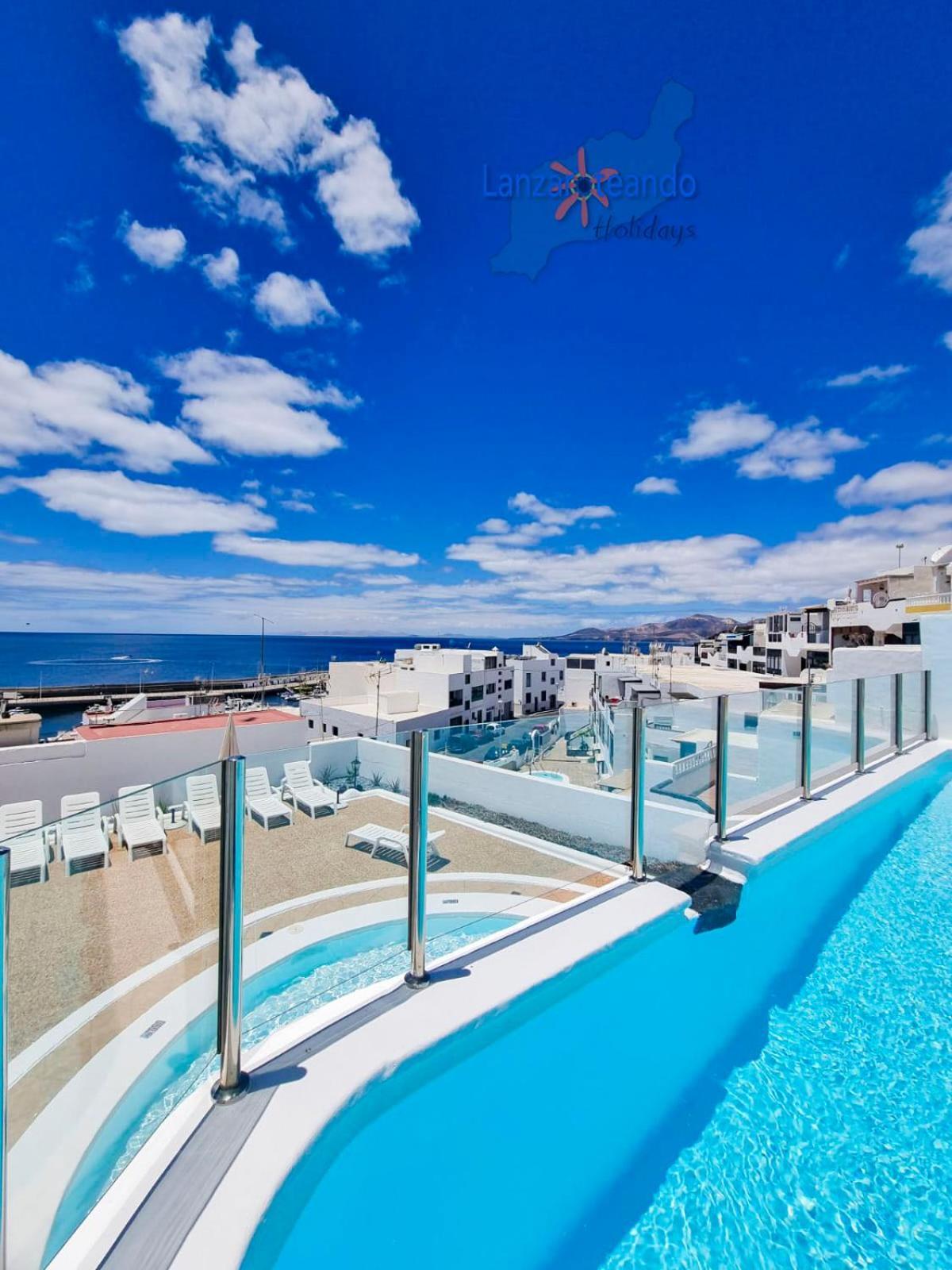 The Blue Cris-Tol Vv With Sea View Apartment Пуерто дел Кармен Екстериор снимка