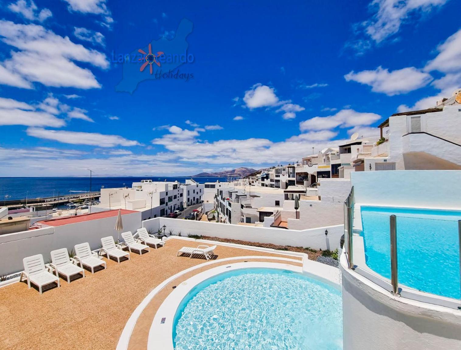 The Blue Cris-Tol Vv With Sea View Apartment Пуерто дел Кармен Екстериор снимка