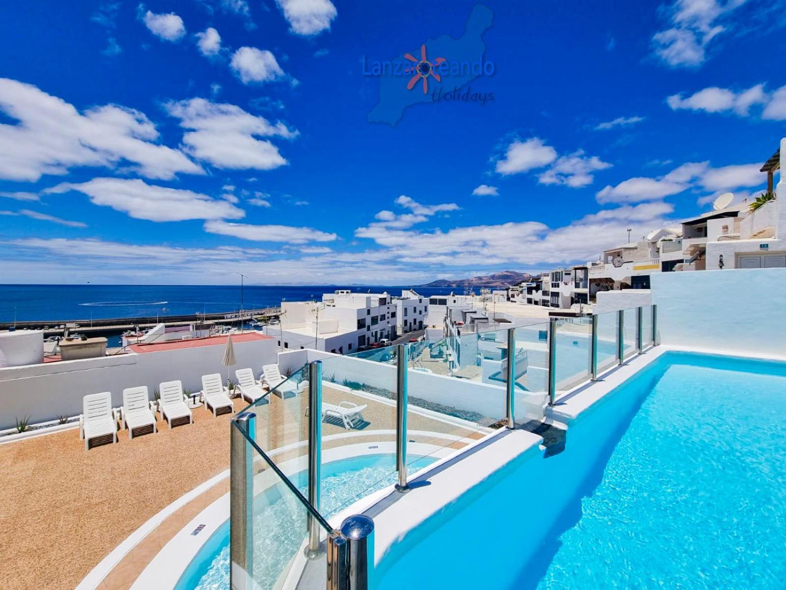 The Blue Cris-Tol Vv With Sea View Apartment Пуерто дел Кармен Екстериор снимка