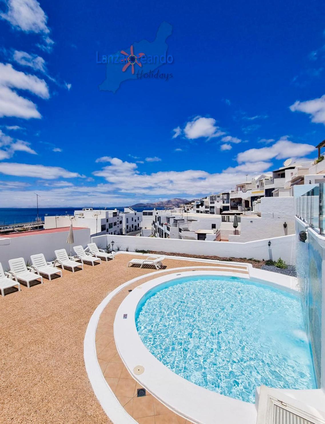The Blue Cris-Tol Vv With Sea View Apartment Пуерто дел Кармен Екстериор снимка